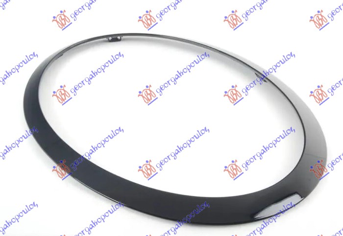 HEAD LAMP FRAME BLACK POLISHED