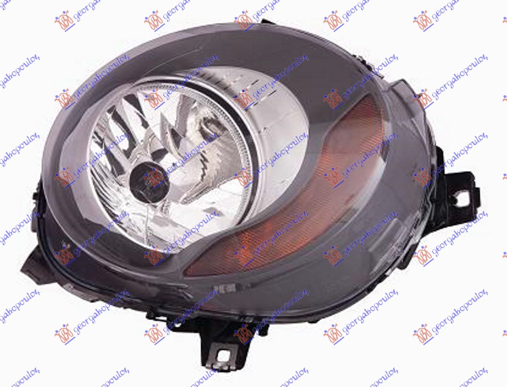 HEAD LAMP ELECTRICAL (WITH YELLOW INDICATOR) (VALEO)