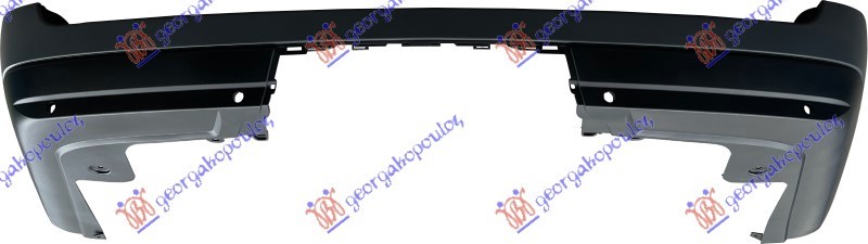 REAR BUMPER PRIMED (W/4 PDC)
