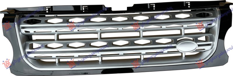 GRILLE SILVER (W/BLACK FRAME & SILVER MOULDING)