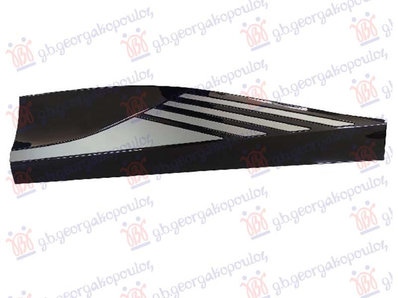 REAR DOOR MOULDING (W/SILVER MOULDING )