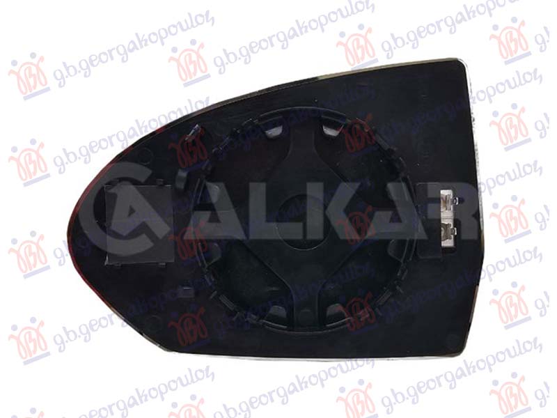 DOOR MIRROR GLASS HEATED (2pin) (CONVEX GLASS)