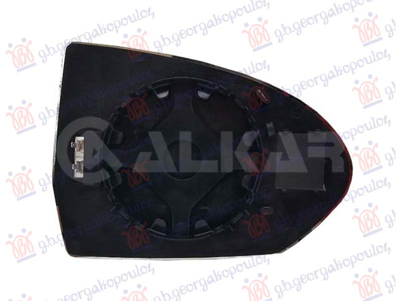 ΚΡΥΣΤΑΛΛΟ ΚΑΘΡΕΦΤΗ ΘΕΡΜΑΙΝΟΜΕΝΟ (2pin) (CONVEX GLASS)
