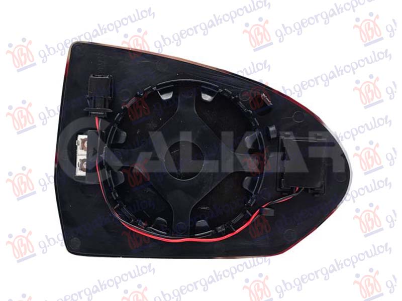 ΚΡΥΣΤΑΛΛΟ ΚΑΘΡΕΦΤΗ ΘΕΡΜΑΙΝΟΜΕΝΟ (ΜΕ BLIS) (2+2pin) (CONVEX GLASS)