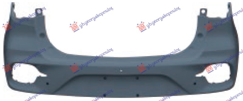 REAR BUMPER PRIMED (W/3 PDC)