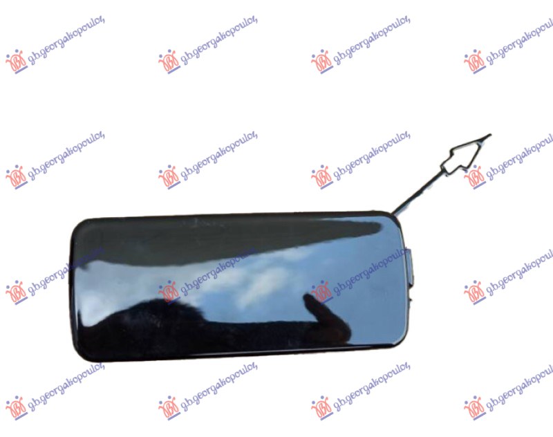 TOW HOOK COVER REAR BLACK