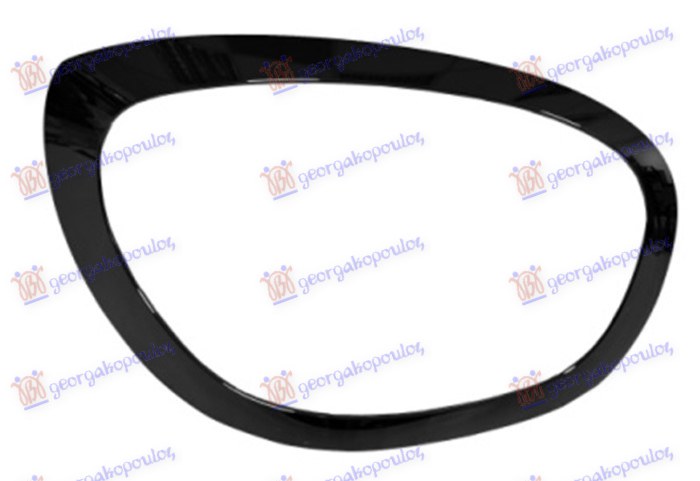 HEAD LAMP FRAME (BLACK POLISHED)