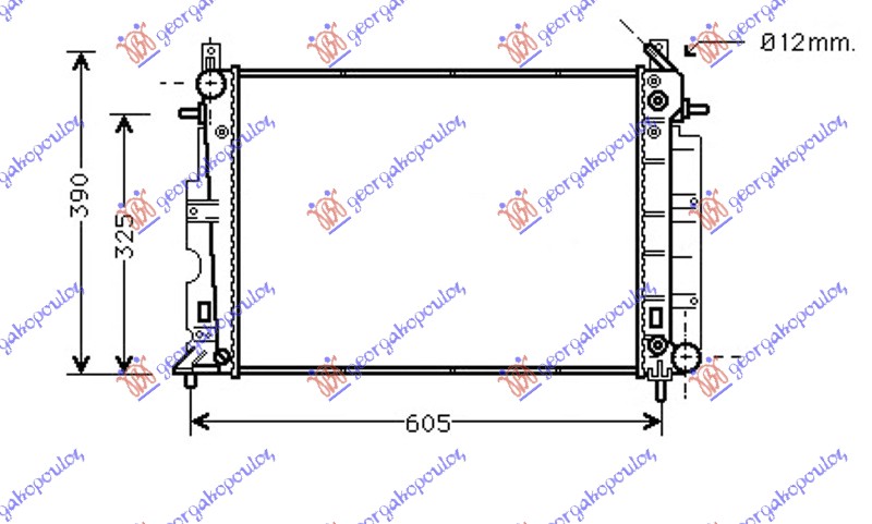 ΨΥΓΕΙΟ 2.0i16V-2.2TID (50x35x4,2) ΑΥΤΟΜ.