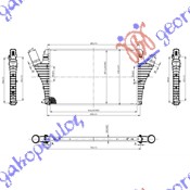 ΨΥΓΕΙΟ INTERCOOLER 2.0 i16VTUR-2.2DTi (65x40x29)