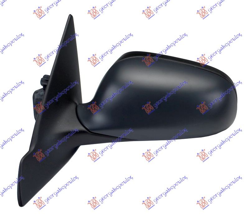 DOOR MIRROR ELECTRICAL HEATED FOLDABLE PRIMED (A QUALITY) (ASPHERICAL GLASS)