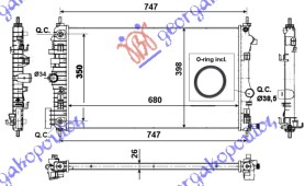 ΨΥΓΕΙΟ 2,0CDTi-TTiD +/-A/C(68x40) ΑΥΤΟΜ.