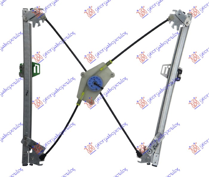 WINDOW REGULATOR FRONT ELECTRIC W/O MOTOR (A QUALITY)