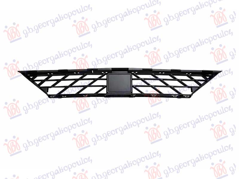 FRONT BUMPER GRILLE BLACK (W/ACC COVER)