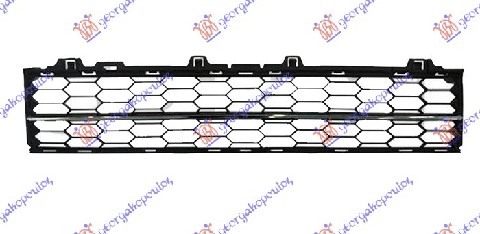 FRONT BUMPER GRILLE WITH CHROME MOULDING