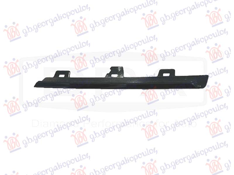 FRONT BUMPER GRILLE MOULDING BLACK