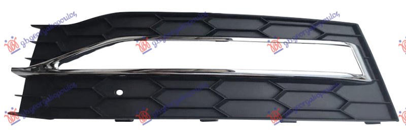 FRONT BUMPER GRILLE (W/F. L. HOLE)