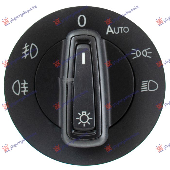 HEAD LAMP SWITCH W/FOG LAMP AUTO (10pin)