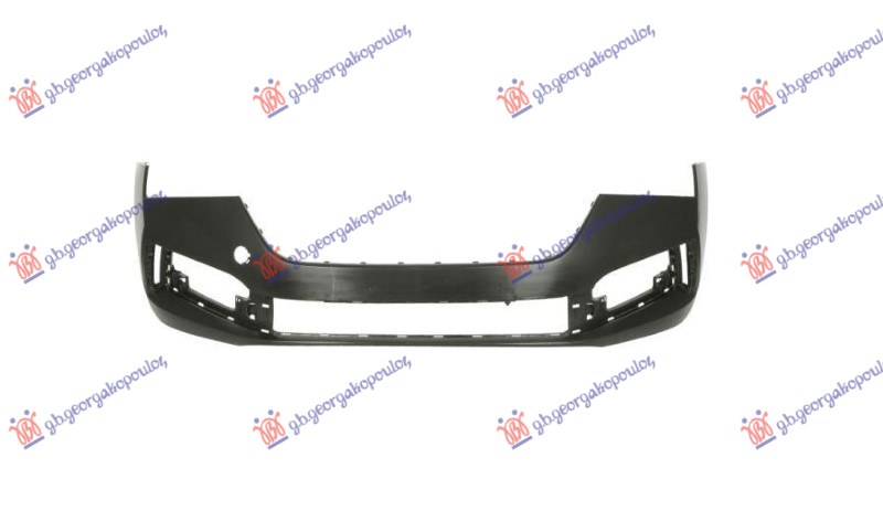 FRONT BUMPER BLACK (W/FOG LAMP) (W & W/O PDS & WASH HO) (EUROPE)