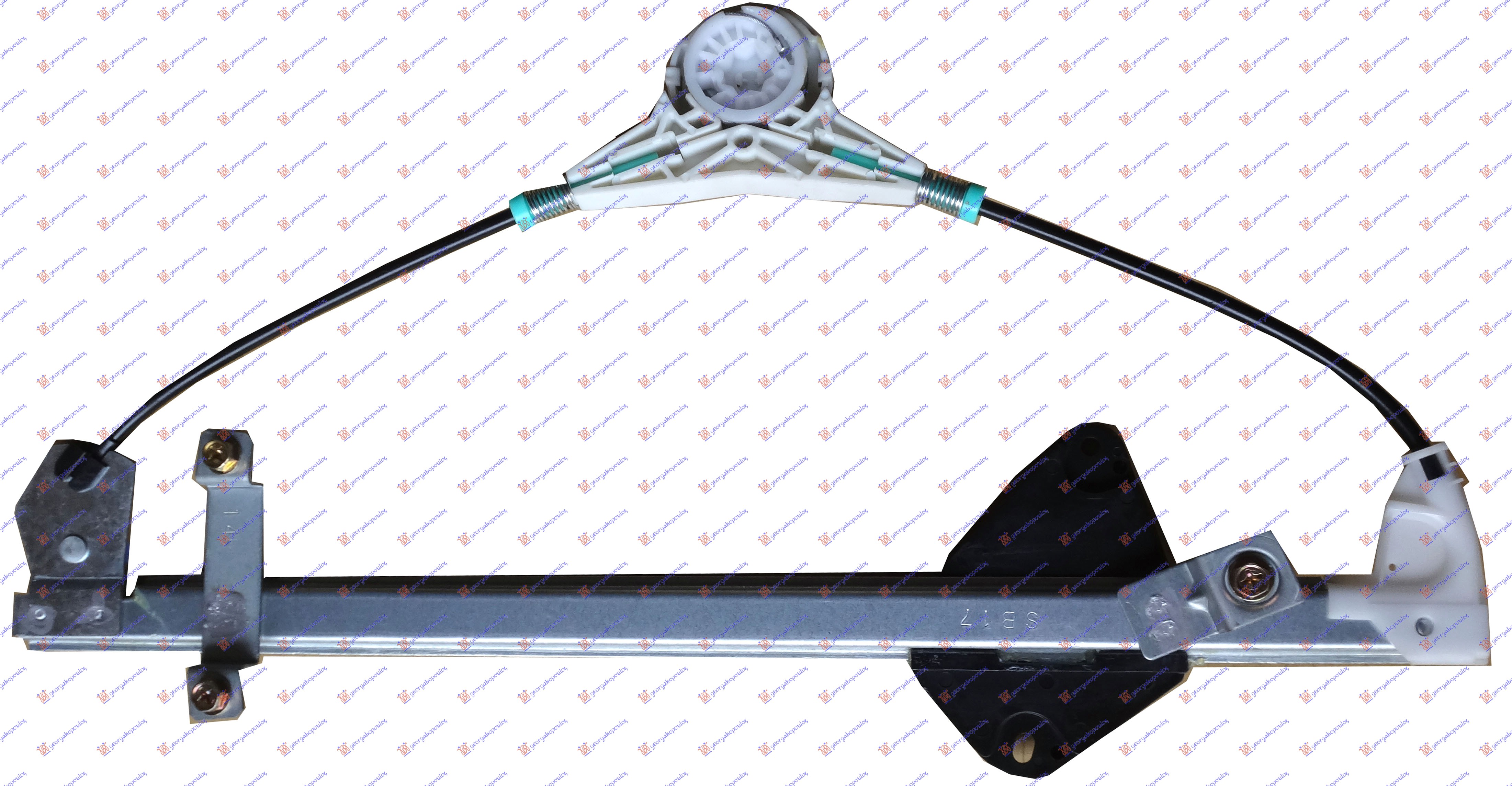 REAR WINDOW REGULATOR ELECTRICAL (W/O MOTOR)