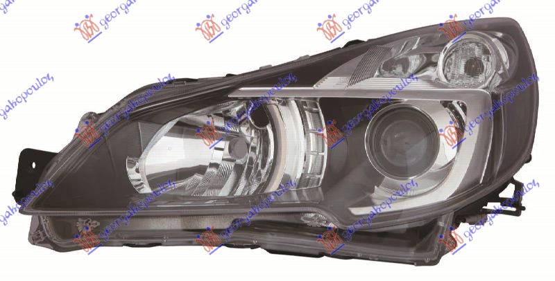 HEAD LAMP XENON BLACK 13- (E) (DEPO)