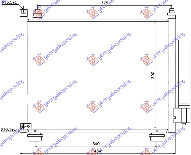 ΨΥΓΕΙΟ A/C 1.3 DDiS 03- (38.5x30.8x20)