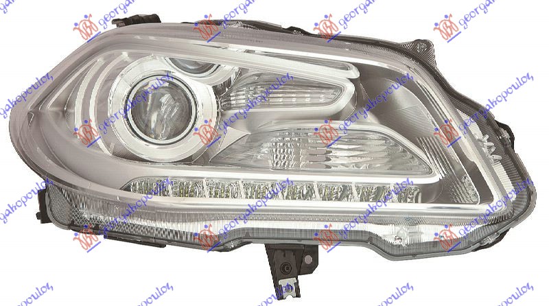 ΦΑΝΟΣ ΕΜΠΡΟΣ XENON ΜΕ ΦΩΣ ΗΜΕΡΑΣ LED (Ε) (DEPO)