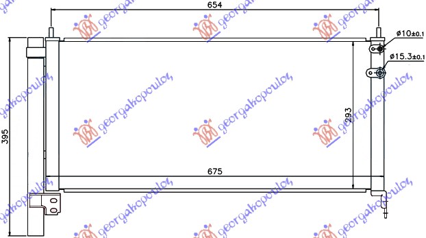 ΨΥΓΕΙΟ A/C (64x29x1,6) 1.8i 16V HYBRID