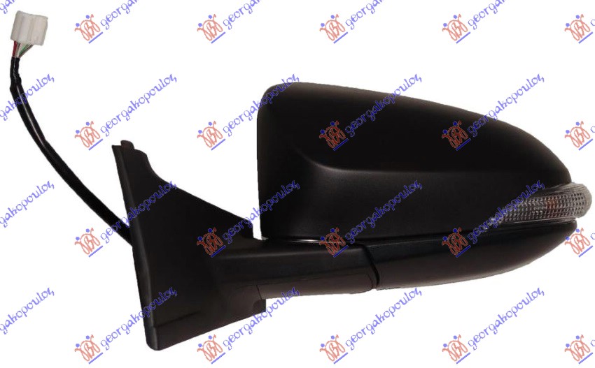 ΚΑΘΡΕΦΤΗΣ ΧΕΙΡΟΚΙΝΗΤΟΣ ΜΑΥΡΟΣ (ΜΕ ΦΛΑΣ) (CONVEX GLASS)