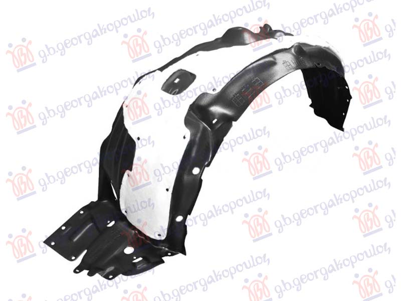 INNER FENDER FRONT PLASTIC (W/SOUND INSULATION) (GR)
