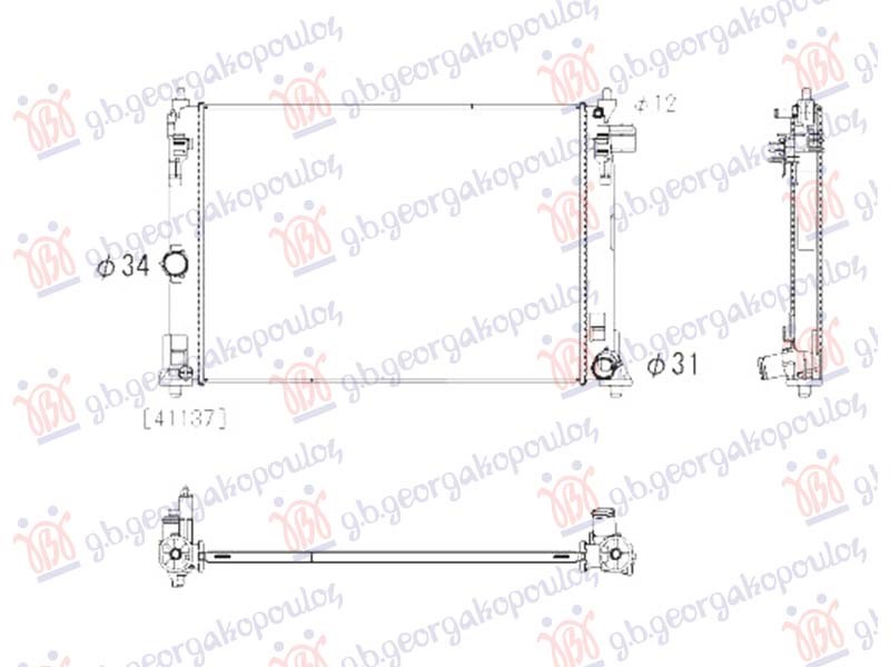 ΨΥΓΕΙΟ 1.0-1.5 ΒΕΝΖΙΝΗ (524x388x16) (NRF)