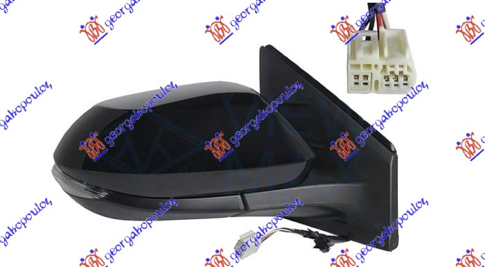 ΚΑΘΡΕΦΤΗΣ ΗΛΕΚΤΡΙΚΟΣ ΒΑΦΟΜΕΝΟΣ (ΜΕ ΦΛΑΣ) (5 PIN) (Α ΠΟΙΟΤΗΤΑ) (CONVEX GLASS)