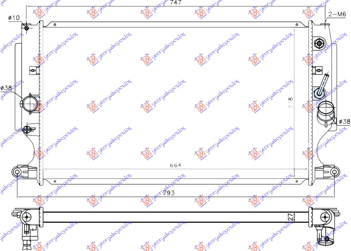 ΨΥΓΕΙΟ ΝΕΡΟΥ 2.2 D4D ΠΕΤΡΕΛΑΙΟ +/- A/C ΑΥΤΟΜΑΤΟ (664x378) (KOYO)