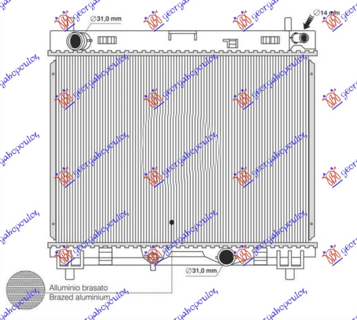 ΨΥΓΕΙΟ ΝΕΡΟΥ 1.4 D4D ΠΕΤΡΕΛΑΙΟ ΜΗΧΑΝΙΚΟ (350x475) (KOYO)