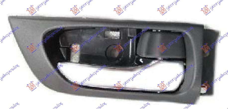 DOOR HANDLE FRONT/REAR INNER CHROME /GREY