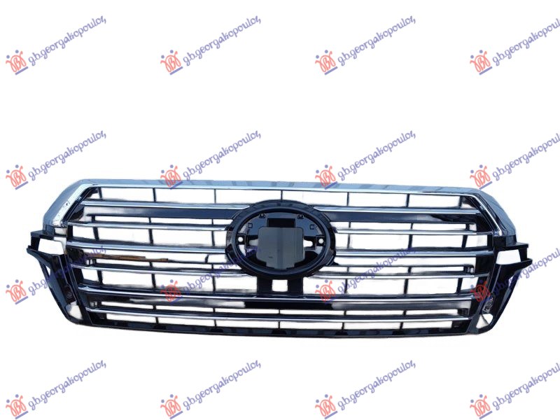 GRILLE CHROME/SILVER/BLACK W/CAMERA 2019-