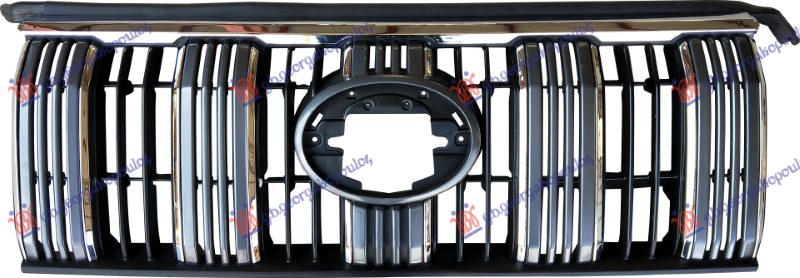 GRILLE CHROME/SILVER