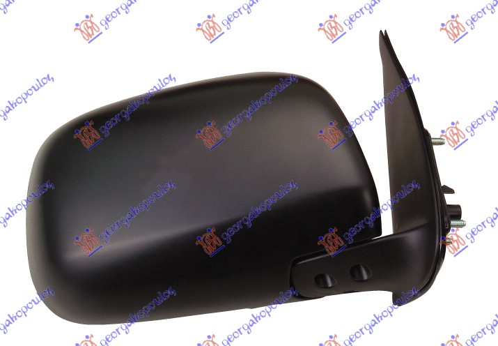 DOOR MIRROR MANUAL BLACK (CONVEX GLASS)