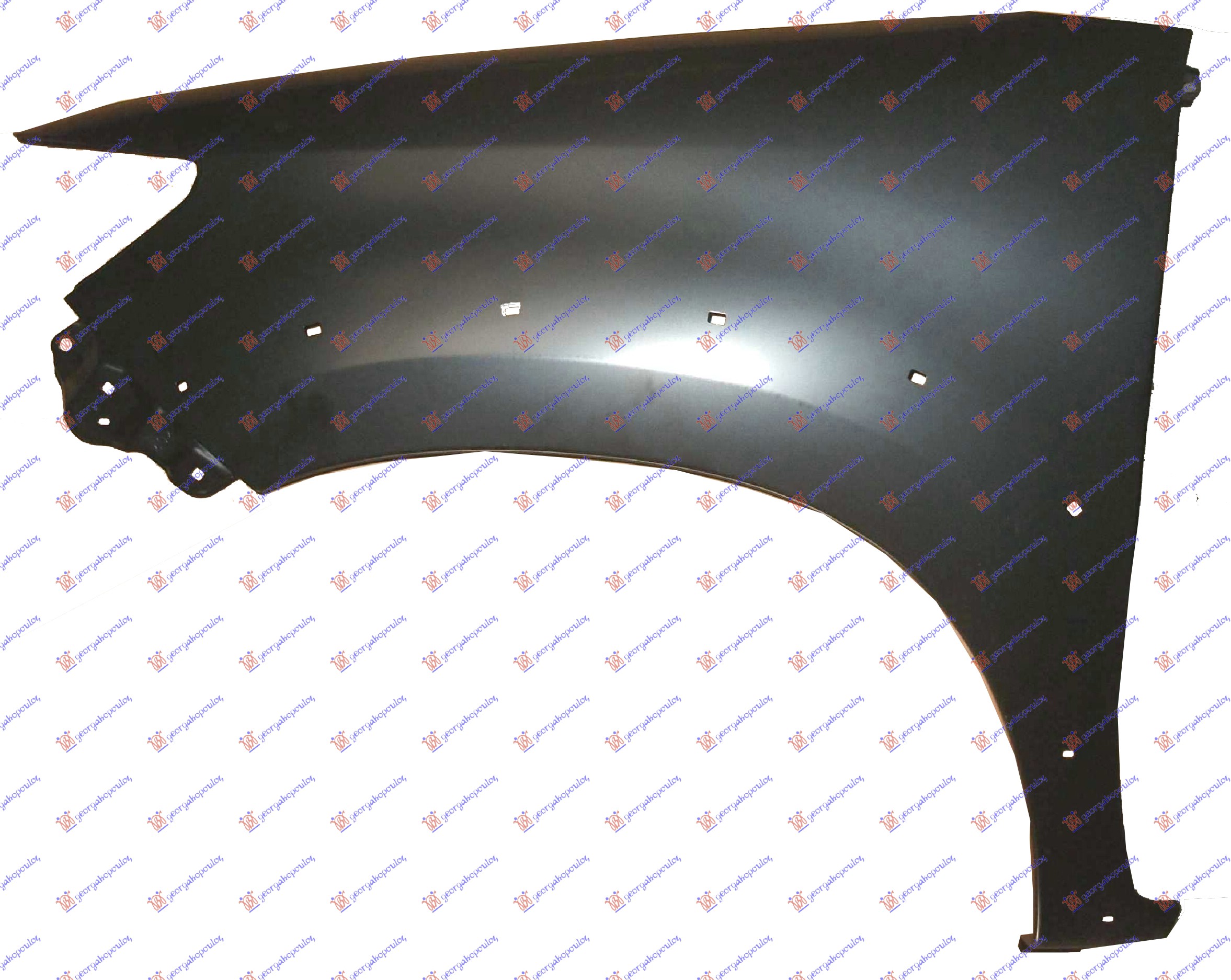 FRONT FENDER (W/O SIDE LAMP HOLE) (W/FLARE HOLES)