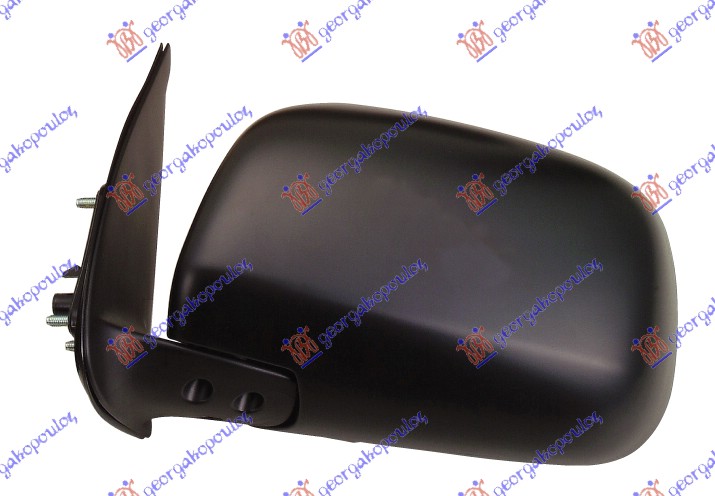 DOOR MIRROR MANUAL BLACK (CONVEX GLASS)