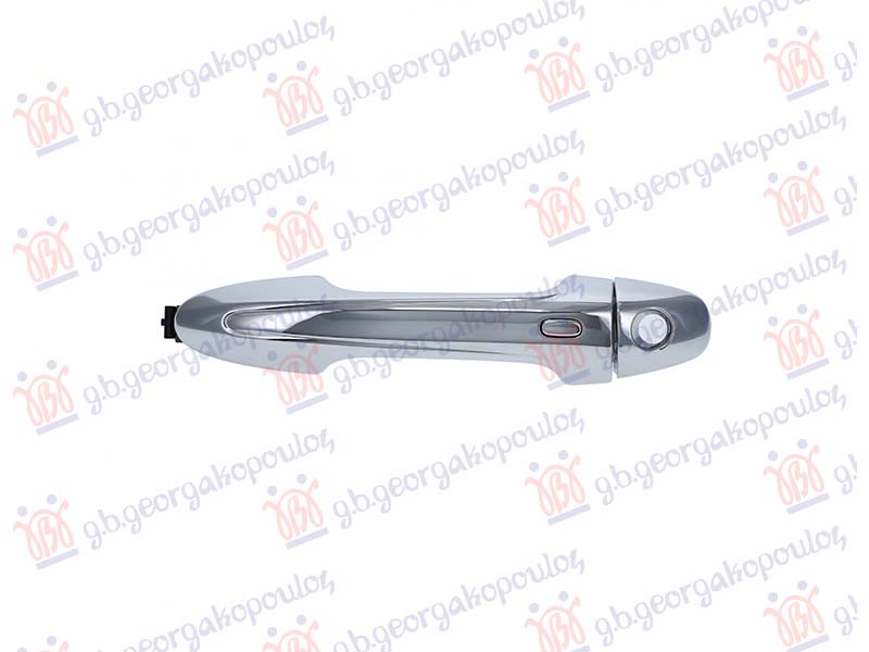DOOR HANDLE FRONT OUTER CHROMEV (W/HOLE)