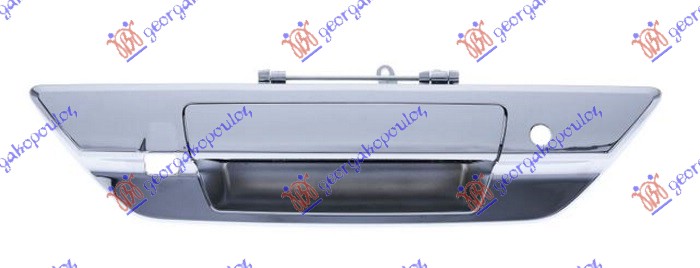 TAILGATE HANDLE CHROME  W/KEY & CAM. HOLE