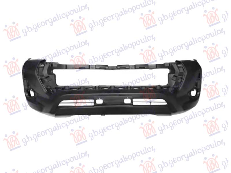 FRONT BUMPER DOUBLE CAB (W/FIXED GRILLE) (W/2 PDC & WASHER HOLES)