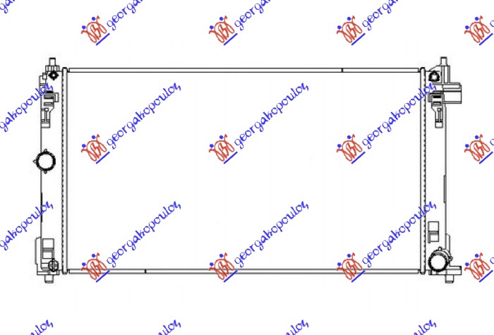 ΨΥΓΕΙΟ ΝΕΡΟΥ 1.2 TURBO ΒΕΝΖΙΝΗ (675x375x26) (KOYO)