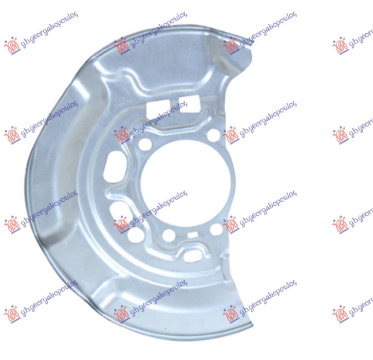 SPLASH PANEL BRAKE DISC FRONT (DISC DIAMETER 277MM)