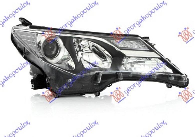 HEAD LAMP ELEC. W/LED DRL (E) (TYC)