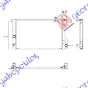 RADIATOR 1.3-1.4-1.6-1.8 PETROL MANUAL (600x375x16)