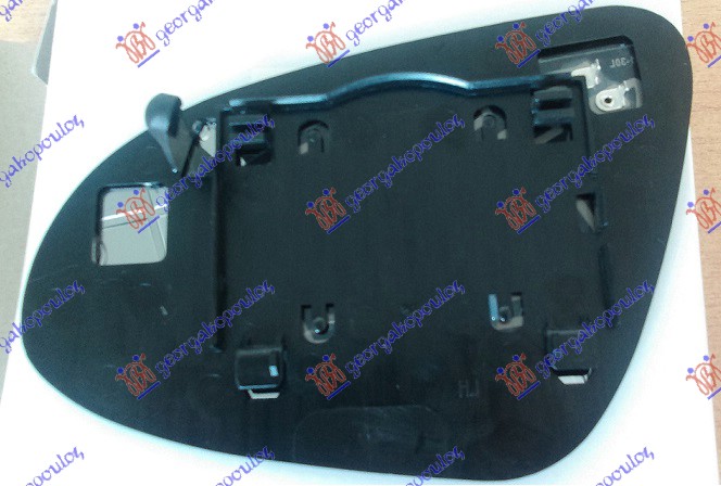 DOOR MIRROR GLASS HEATED (ROUND BASE) (CONVEX GLASS)
