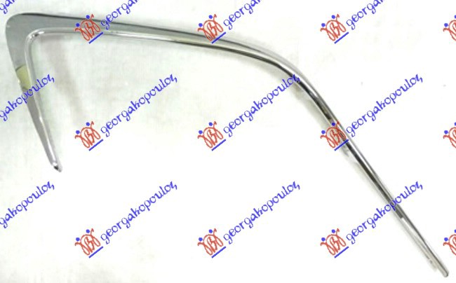 FRONT BUMPER GRILLE MOULDING CHROME