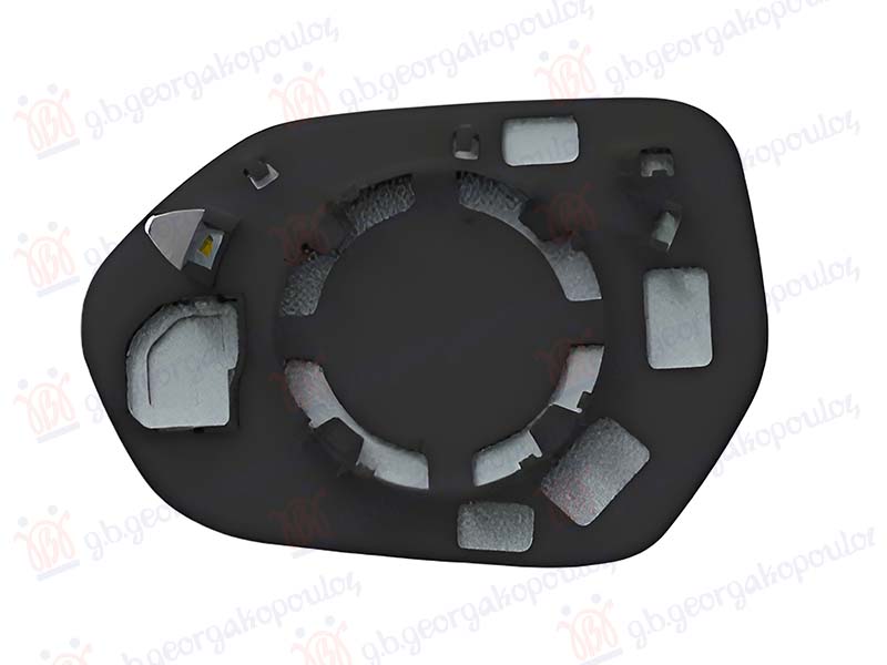 DOOR MIRROR GLASS HEATED (CONVEX GLASS)