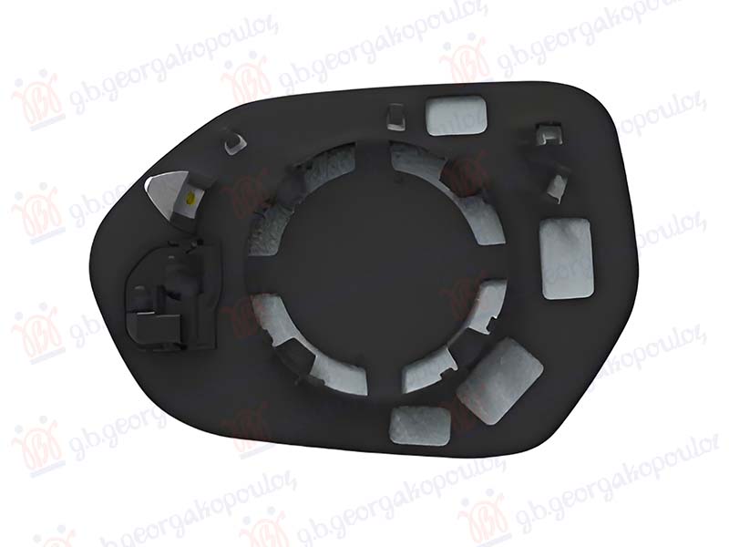 DOOR MIRROR GLASS HEATED (W/BLIS) (CONVEX GLASS)